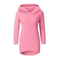 thumbnail image 2 of AOIROE Sweaters for Women,Women's Fashion Hoodies & Sweatshirts,Cozy Sweaters for Women,Loose Fitting Tops for Women,Fall Sweaters for Women,Fall Clothes for Women 2025,Hot Pink,XL, 2 of 7