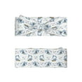 thumbnail image 2 of Wukai Music Shark Print Baby Bow Headband for Newborn Infant Baby Toddler Girls, 2 of 5