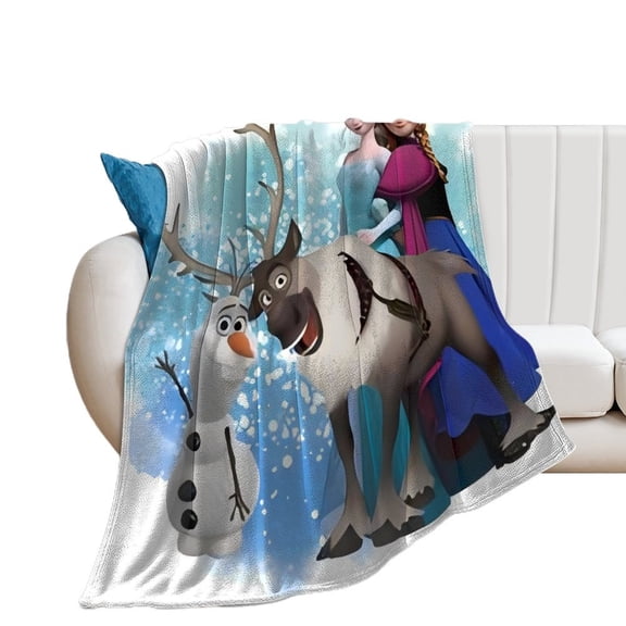 Frozen Throw Blanket for Kids Frozen Merch for Girls Boys 50"*60"130*150cm Blankets