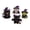 B, variant on Halloween Felt Sewing Kit for Beginners, Halloween Friends DIY Sewing Kit With Pre-Cut Dly Patchwork Kit | All-In-One Fabric Craft Kit With Fabric and Supplies for Beginners Halloween Decorations