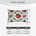 thumbnail image 4 of Susaid Insects Print Pillowcases Multiple Size, Pillow Cover Super Soft Envelope Closure Standard Pillow Case-20"x30", 4 of 6
