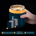 thumbnail image 3 of 480ML Stainless Steel Food Flasks Lunch Flask with Foldable Spoon - Thermal Insulated Soup Container Protable Lunch Container Food Leak, 3 of 10