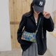 thumbnail image 4 of Bolsa Bolsos de PU para mujer, diseño de serpiente, bolsos de hombro cuadrados pequeños Retro (azul) JShteea Para Estrenar, 4 of 9