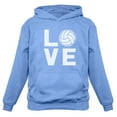 thumbnail image 2 of Tstars Women's Volleyball Hoodie - Ideal Sport Gift for Fans and Players - Size XL - California Blue, 2 of 6