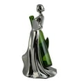 thumbnail image 3 of 14" Polished Silver Lady In Dress Bottle Holder, 3 of 6