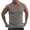 Gray, variant on UVEASISHA Men's Ribbed Knit Tank Tops Big and Tall Sleeveless Casual Breathable T-Shirts Gym Athletic Workout Muscle Tanks Black L