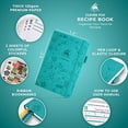 thumbnail image 2 of Libro de recetas Clever Fox: Cocina en familia y organizador de recetas en blanco, diario de cocina A5 - Turquesa, 2 of 3