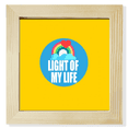thumbnail image 1 of Mother Loves Life Art Deco Fashion Square Picture Frame Wall Tabletop Display, 1 of 3