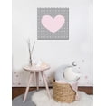 thumbnail image 2 of cuadro decorativo pink heart lienzo by suma  1 pieza 90 X 60 CM, 2 of 2