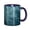 NavyBlue, variant on Dark Black Pattern Coffee Mug Fun Custom Ceramic Mugs 11oz Navy Blue