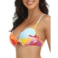 thumbnail image 4 of RELLECIGA Haut de Bikini Rehausseur pour Femme, devant Torsadé, Maillot de Bain à Armatures, 4 of 7