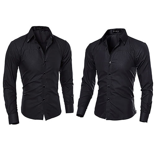 Black dress cheap shirt walmart