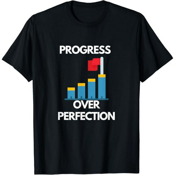 Progress Over Perfection back to School Teacher Motivational T-Shirt