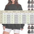 thumbnail image 4 of Gibobby Sudaderas para Mujer Sudadera de Manga Larga para Mujer de Gran tamaño de otoño de Talla Grande Holgada Cuello Redondo atlético Y-2K(Gris,CH), 4 of 4