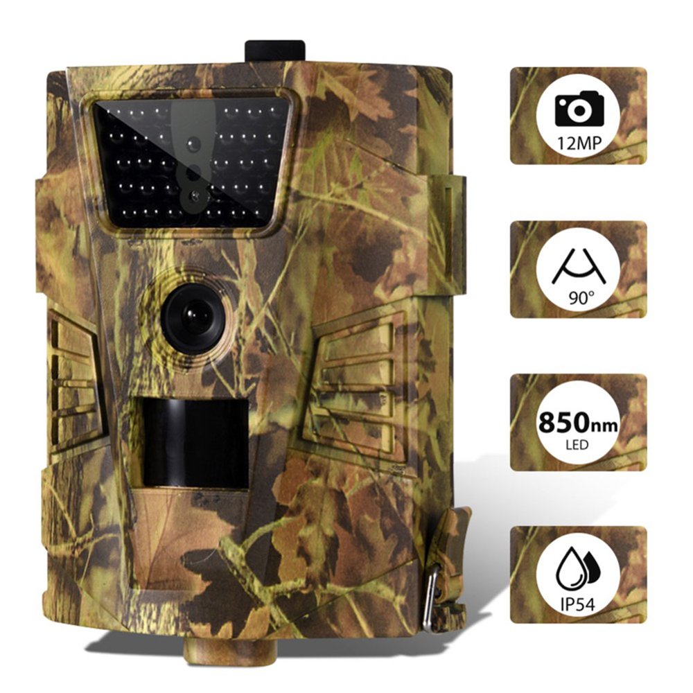 12MP Digital Wildlife Trail Camera Outdoor Waterproof Night View
