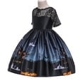 thumbnail image 2 of HAWEE Robe de Cosplay d'Halloween pour Filles Costume de Vampire Chauve-Souris Citrouille Costume de Jeu de Rôle, 2 of 4