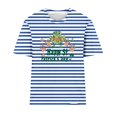 thumbnail image 4 of Camisetas Casuales de Mujer Nueva Moda Impresa Cuello Tripulado Manga Corta, Top Ligero para Diario Y Fiesta, 4 of 4