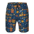 thumbnail image 3 of Fotbe Funny Steam Train Trajes de Baño Estampados para Hombre, Shorts de Verano de Secado Rápido, Ropa de Playa, Bañadores-XX-Large, 3 of 6