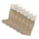 thumbnail image 1 of Ounissouiy Bolsa de regalo de calcetín navideño con decoración navideña de 6 piezas con gran capacidad y amplia aplicación Kits de decoración para fiestas, 1 of 6