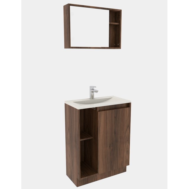 Combo Gabinete Para Baño ROMA Y Botiquín Con Espejo.