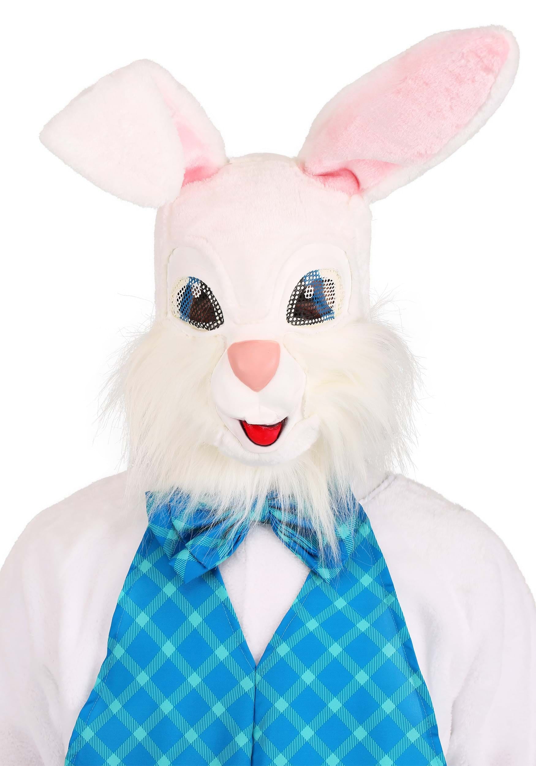 4 x LAPIN DE PÂQUES Masques Fancy Dress Party Fun Novelty Rabbit Chick Carte Fête UK 