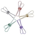 thumbnail image 4 of Abbracc 5 Pcs Hollow Paper Clamp FoldBack Clamps Paper Metal Binder Clips for s, 4 of 9