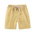 thumbnail image 4 of RXIRUCGD 2025 Summer Clothes for Kids 2PC Children's Summer Solid Casual Sports Shorts With Drawstring For Kids, 4 of 6