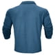 thumbnail image 5 of pstuiky camisas de hombre de manga larga, Blusa con botones y solapa de color liso para hombre Tops de talla grande para hombre xl, 5 of 6