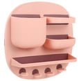 thumbnail image 4 of WORGEOUS Top Remote Control Storage Rack Living Room Organizer Office 22X22CM Pink, 4 of 8