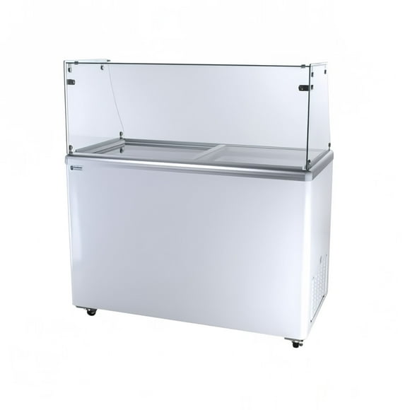 Excellence Industries EDC-8-HC 47 1/2 Pouces Armoire à Crème Glacée Autonome avec Capacité de 8 Bacs - Blanc, 115v