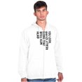 thumbnail image 3 of Funny You Look Stupid Doing That Joke Unisex Fleece Graphic Zip Up Hoodie Brisco Brands 3X, 3 of 6