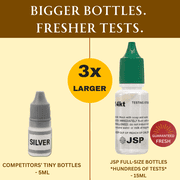 JSP Gold Silver Jewelry Testing Acid 10K 14K 18K 22K 24k Test Kit Tester Stone