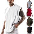 thumbnail image 2 of Luwomo T Shirt Mens Fitness Training Pullover Sports Sleeveless Vest Tops, 2 of 4