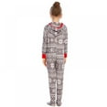 thumbnail image 6 of Popvcly Matching Family Christmas Onesie Pajamas Set, Funny PJ Elk Print Sleepwear, One Piece Hooded Xmas Loungewear for Women Men, 6 of 6