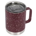 thumbnail image 3 of FIFTY/FIFTY Stainless Steel Vacuum Insulated Camp Mug - 12oz - Brick Red Speckled with Slide Lid, 3 of 6