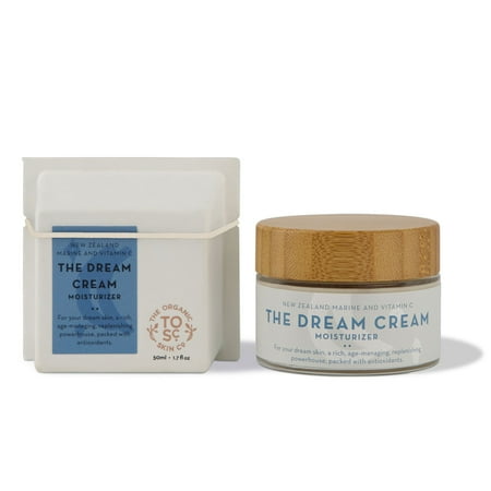 The Organic Skin Co. The Dream Cream Vitamin C Face Moisturizer - Facial Moisturizer with Vitamin C for Sensitive and Dry Skin - Eye Cream with Vitamin C for Wrinkles, Dark Circles, and Puffiness