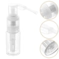 thumbnail image 4 of Botella ligera con aplicador de polvos, con pulverizador para polvos corporales, reutilizable, para talco de bebé (35 ml), 4 of 8