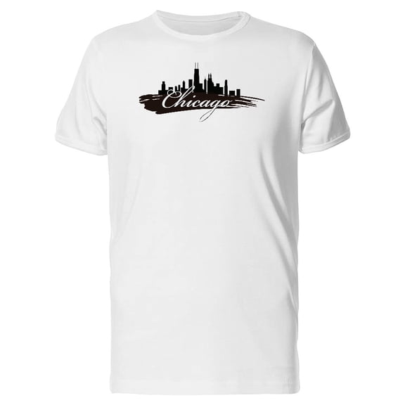 Chicago Brush Skyline Tee Men's -Image by Shutterstock