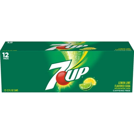 (2 Pack) 7UP, 12 Fl Oz Cans, 12 Ct