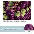 thumbnail image 2 of Grape Polyester Non-Slip Machine Washable Floor Carpet Chair Mat Floor Rug, 2 of 6