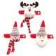 thumbnail image 3 of Toystoory Paño Navidad ventana cortina hebilla portátil lindo dibujos animados lavable reutilizable sala de estar Oficina sujetador suministros Kits de decoración para fiestas Papá Noel, 3 of 6