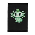 thumbnail image 3 of Chririnla St Patrick's Trifold Card Wallet Featuring Clover Axolotl, Polyester Lightweight Wallet for Little Boys School and Outdoor Activities, 3 of 7