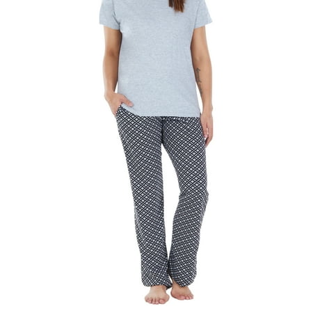 

Datura Women s Loungewear Short Sleeve Tee and Pants Pajama Set