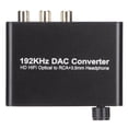 thumbnail image 2 of Convertidor de Audio DAC de 192KHz, convertidor de fibra a canal de retorno de Audio HD HIFI para PC, CD y DVD, 2 of 5