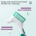 thumbnail image 4 of Double-Sided Denture Brush With Soft Bristles, Professional Cleaning For Dentures, Bridges, Aligners, Comfortable Grip For Elderly Adults, 4 of 8