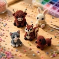 thumbnail image 3 of Summercome Tiny 3D Beaded Animal DIY Kit, Easy DIY Beading Embroidery Kit with Cute Designs, 3D Animal Themed Beadwork Kit for Beginners & Craft Enthusiasts, with Instructions (Set #01), 3 of 7