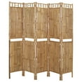 thumbnail image 3 of vidaXL 5-Panel Room Divider Bamboo 78.7"x70.9", 3 of 7