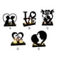 thumbnail image 5 of Billuyoard Candelabros con forma de corazón únicos de hierro para decoración de de ambiente romántico, accesorios para decoración del hogar Decoración del hogar A, 5 of 6