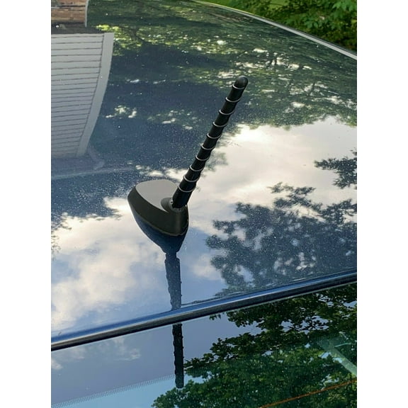 7" inch Short Black Rubber Spiral Antenna Mast Radio for CHRYSLER SEBRING 2007-2010