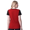 thumbnail image 2 of Women's G-III 4Her by Carl Banks Red Kyle Busch Racer Color Blocked T-Shirt, 2 of 2